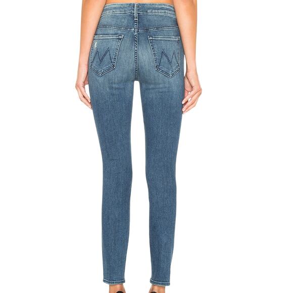 MOTHER High Waisted Looker Ankle Chew Jeans Just Like The Ones We .. Wash Sz 28 - Picture 16 of 16